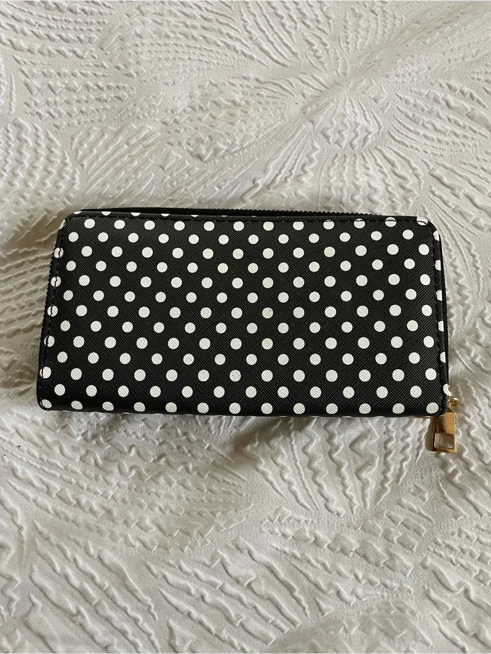 Black & White Polka Dot Wallet